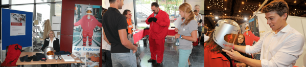 Alterssimulationsanzug Tag der offenen Tür